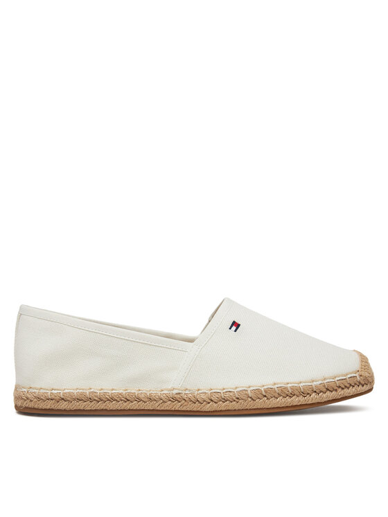 Tommy Hilfiger Espadryle Flag Canvas Espadrille FW0FW08541 Écru