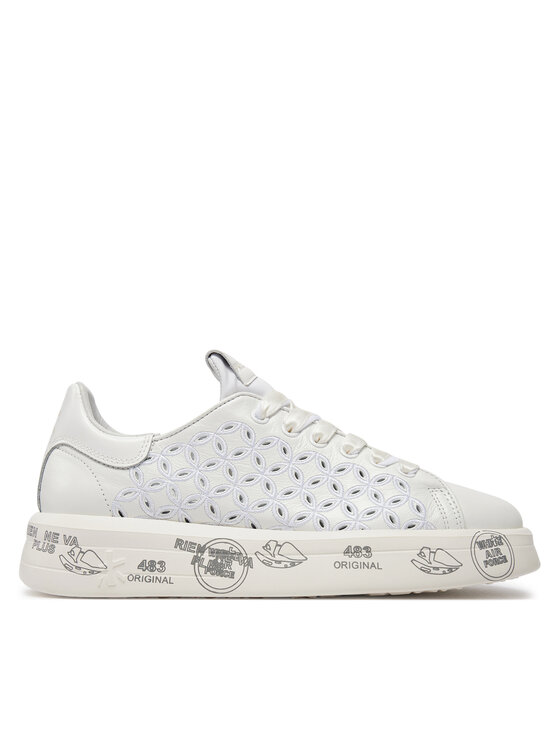 Premiata Sneakersy Belle VAR 6283 Biały