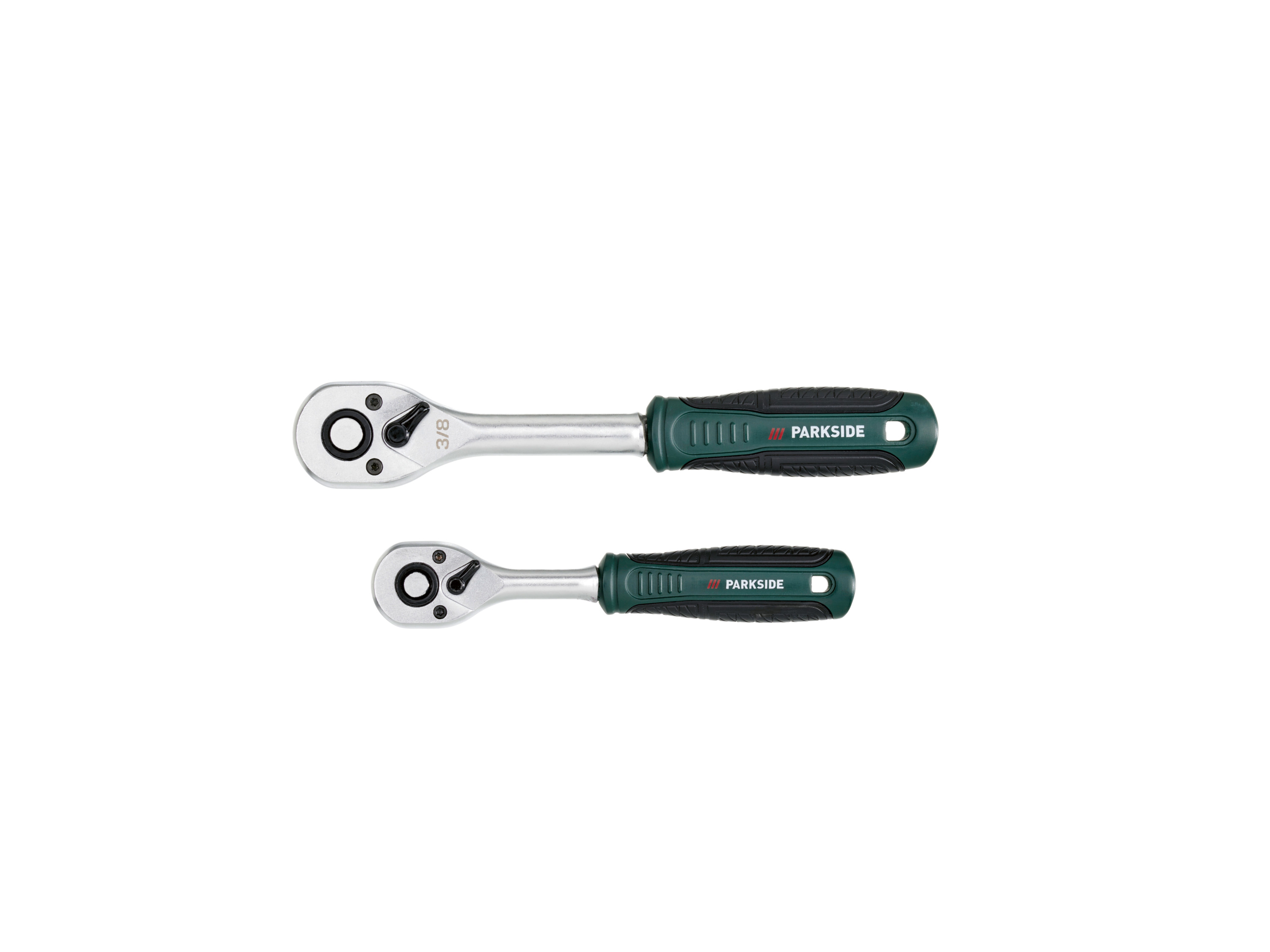 PARKSIDE® Grzechotka, zestaw 2 grzechotek lub zestaw kluczy nasadowych, 20 elementów (Zestaw 2 grzechotek) miniaturka