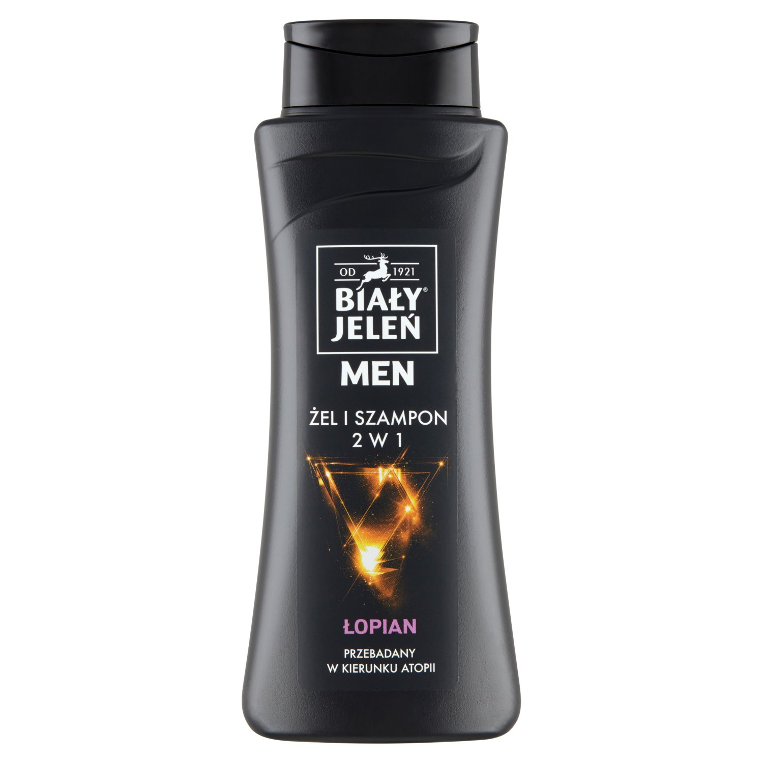 BIAŁY JELEŃ For men 2w1 żel i szampon z ekstraktem z łopianu i proteinami pszenicznymi 300 ml