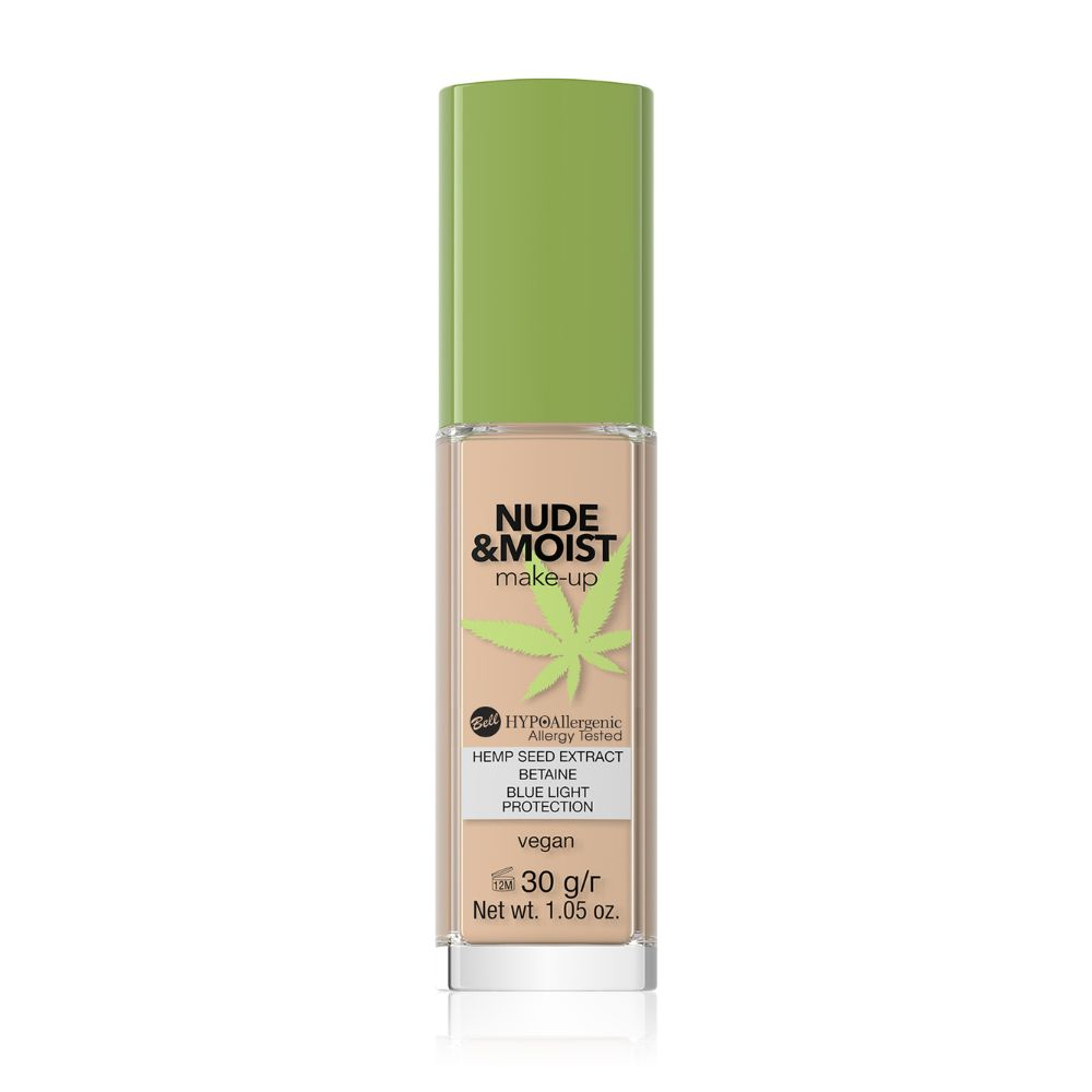 Bell HYPOAllergenic Nude&Moist Make-Up 3 Hypoalergiczny fluid nawilżająco - odżywczy 30 g