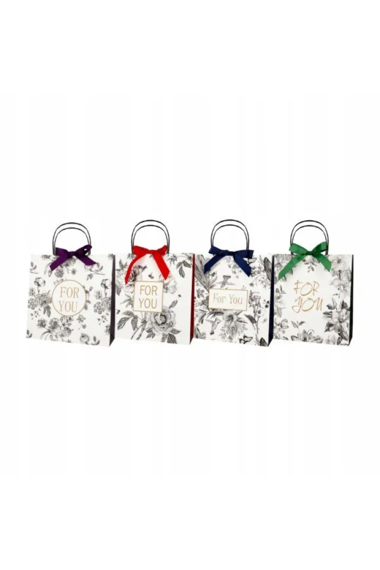Torba prezentowa 34x34 z kokardą for you