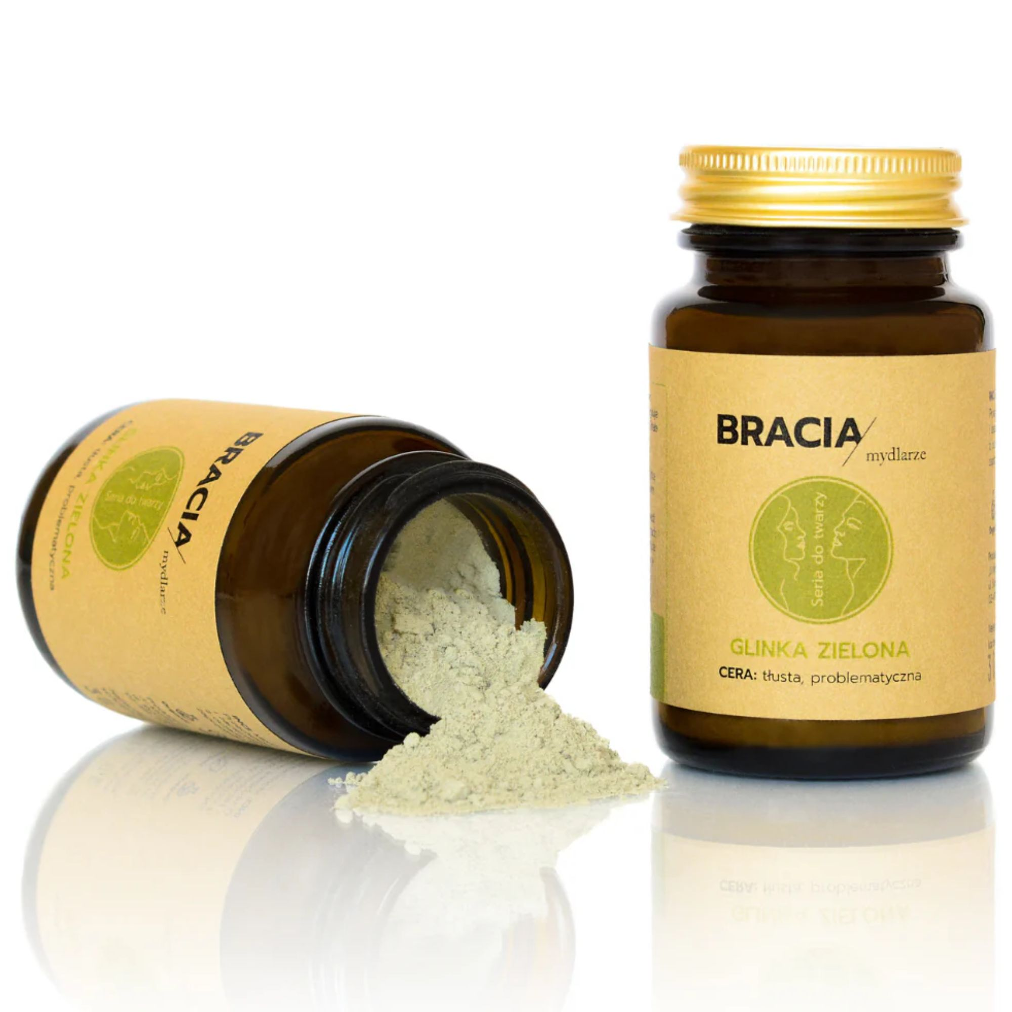 Bracia Mydlarze Glinka Zielona 75 ml