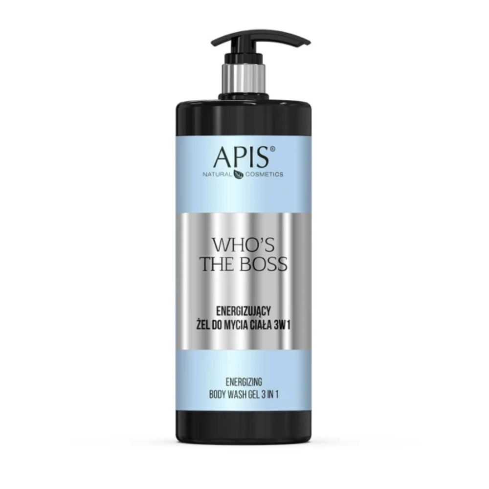 Apis  Who"s The Boss Energizujący żel do mycia ciała 3 w 1 1000 ml
