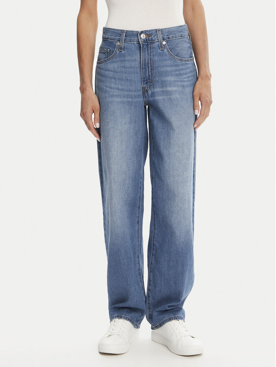 Levi's® Jeansy Dad A3494-0057 Niebieski Baggy Fit