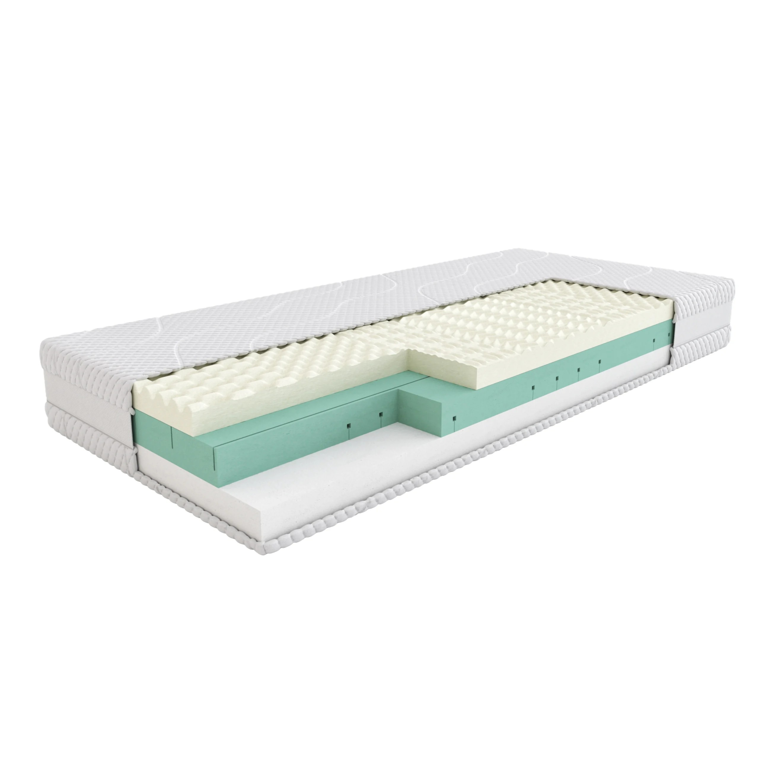 Materac Premium SleepMed 140x200 cm piankowy, wyrób medyczny, H4/H5 twardy/bardzo twardy