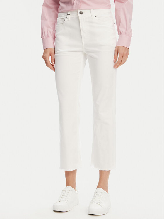 United Colors Of Benetton Jeansy 46QRDE010 Écru Flare Fit