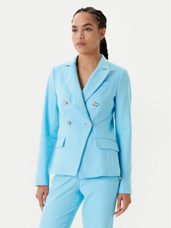 Morgan Marynarka 251-VPKY.F Turkusowy Slim Fit