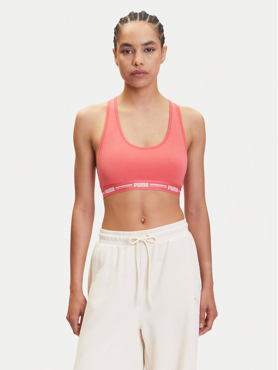 Puma Biustonosz top 907862 Koralowy