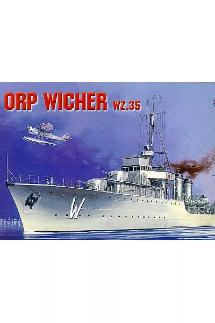 Okręt ORP Wicher wz. 36 Polski Niszczyciel II WŚ