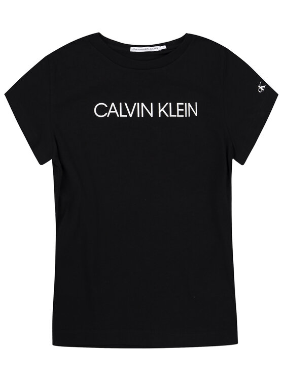 Calvin Klein Jeans T-Shirt Institutional IG0IG00380 Czarny Slim Fit