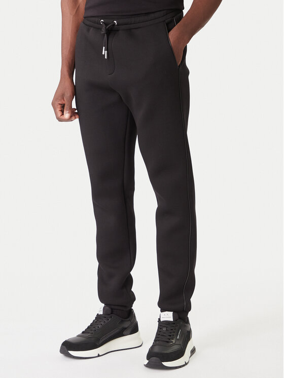 KARL LAGERFELD Spodnie dresowe 705040 554907 Czarny Regular Fit