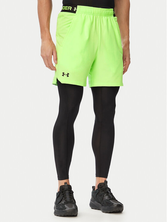 Under Armour Szorty sportowe Vanish Woven 6in 1373718 Zielony jasny Regular Fit