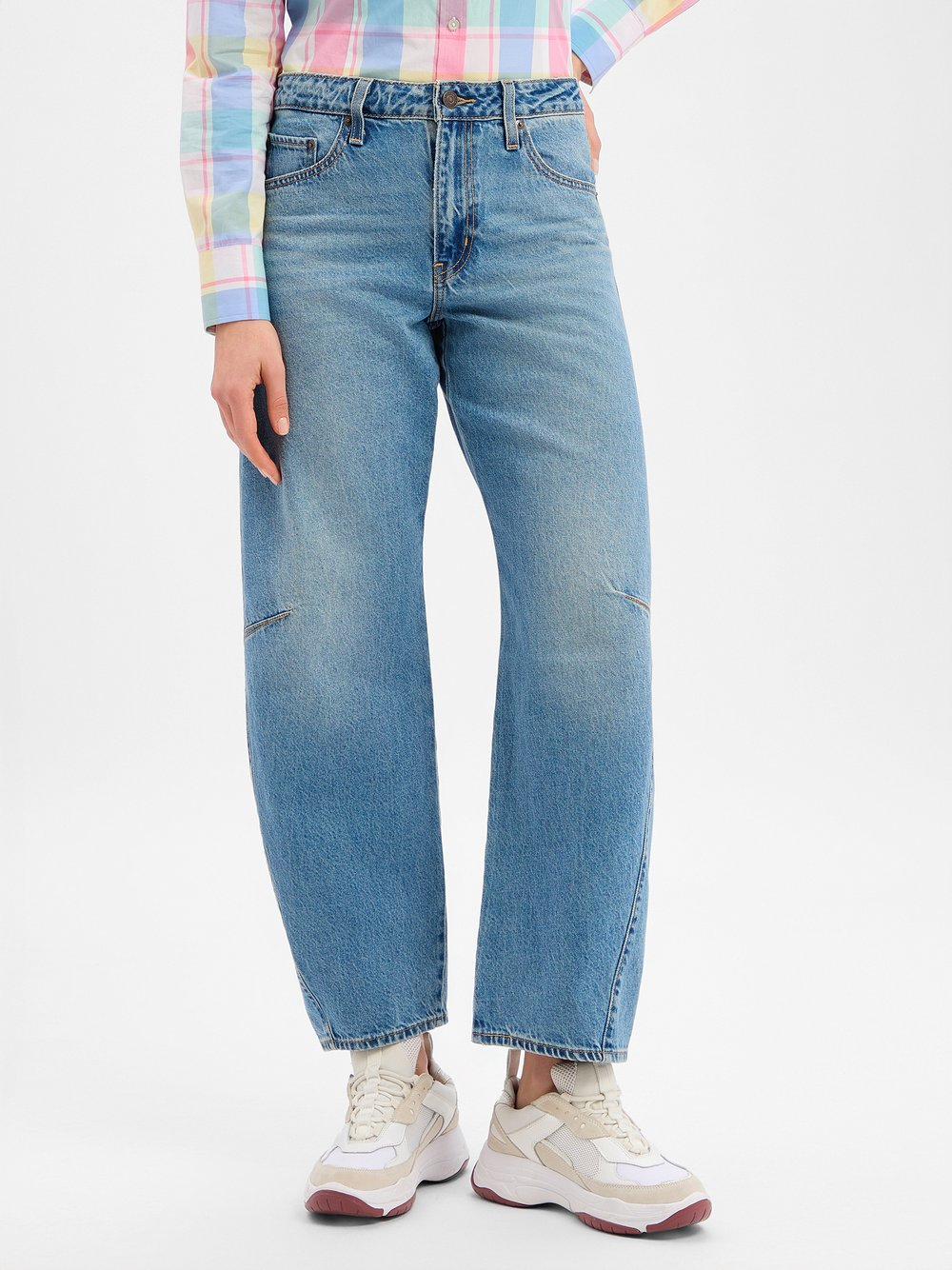 Levi's Dżinsy - Baggy Dad Barrel Kobiety Bawełna niebieski, 28-32