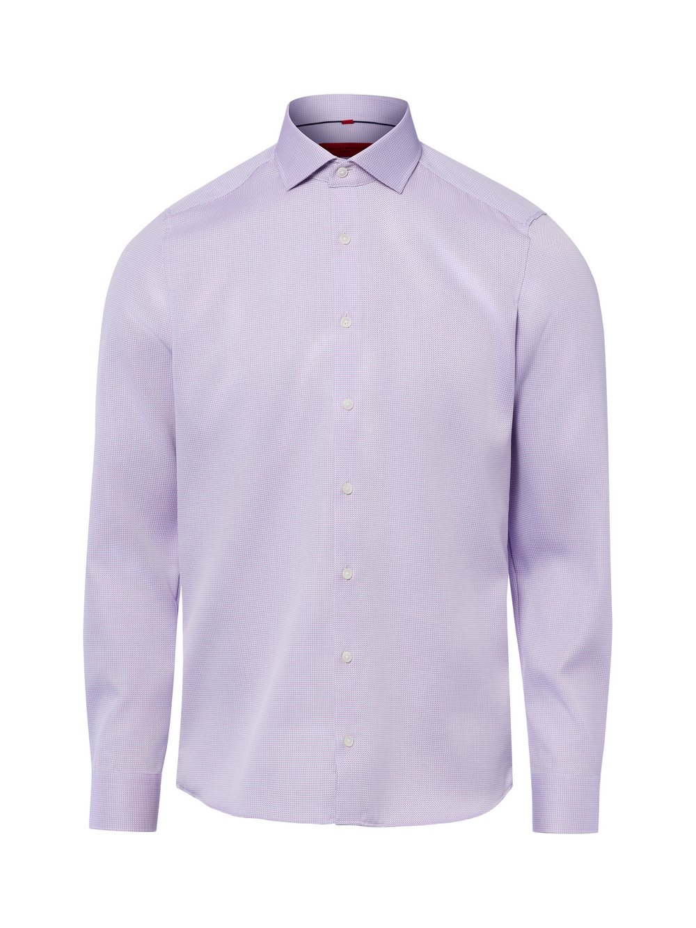 Finshley & Harding Męska koszula biznesowa - non-iron Mężczyźni Slim Fit Bawełna lila, 44