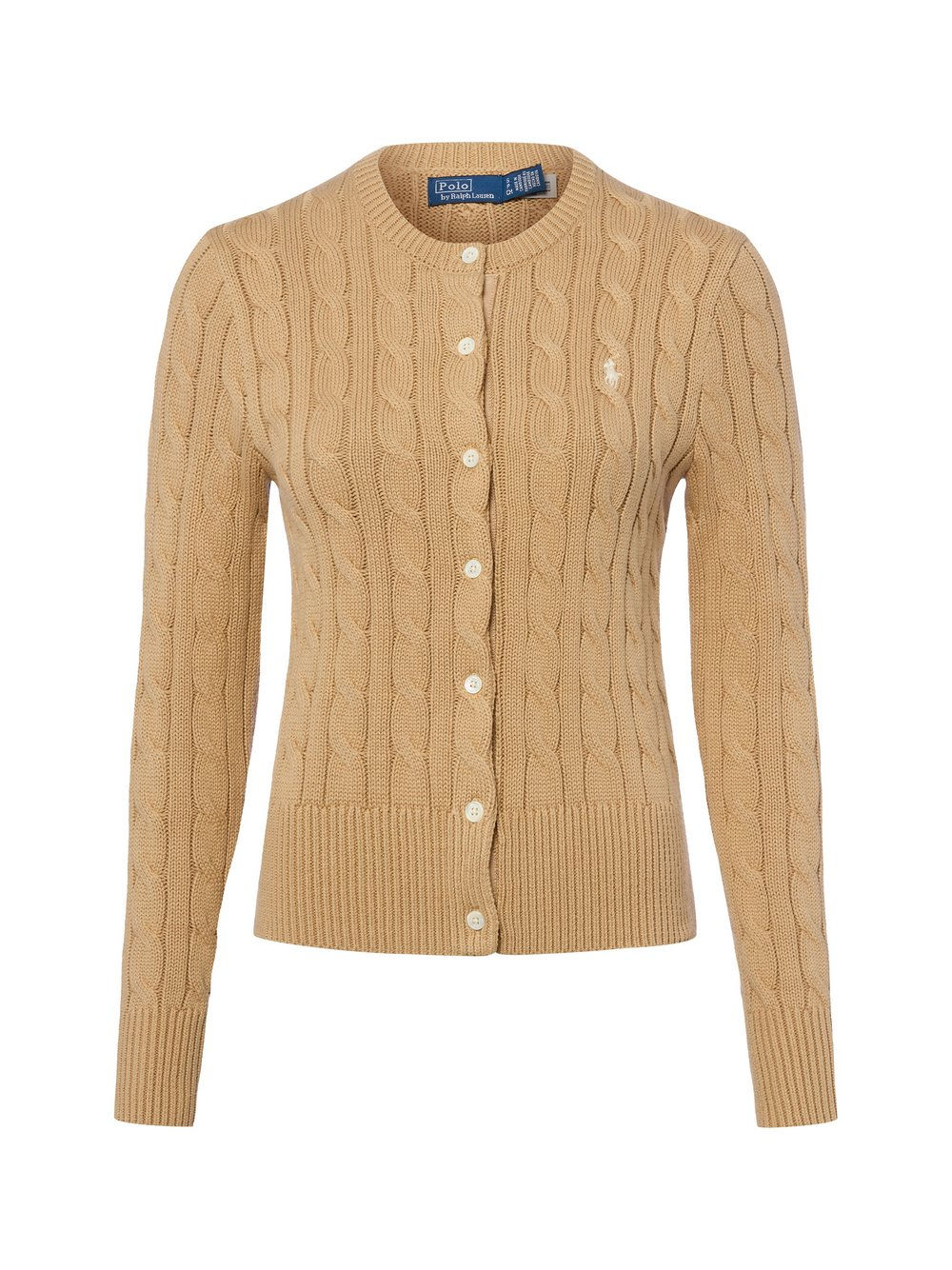 Polo Ralph Lauren Kardigan damski Kobiety Bawełna brązowy, XS