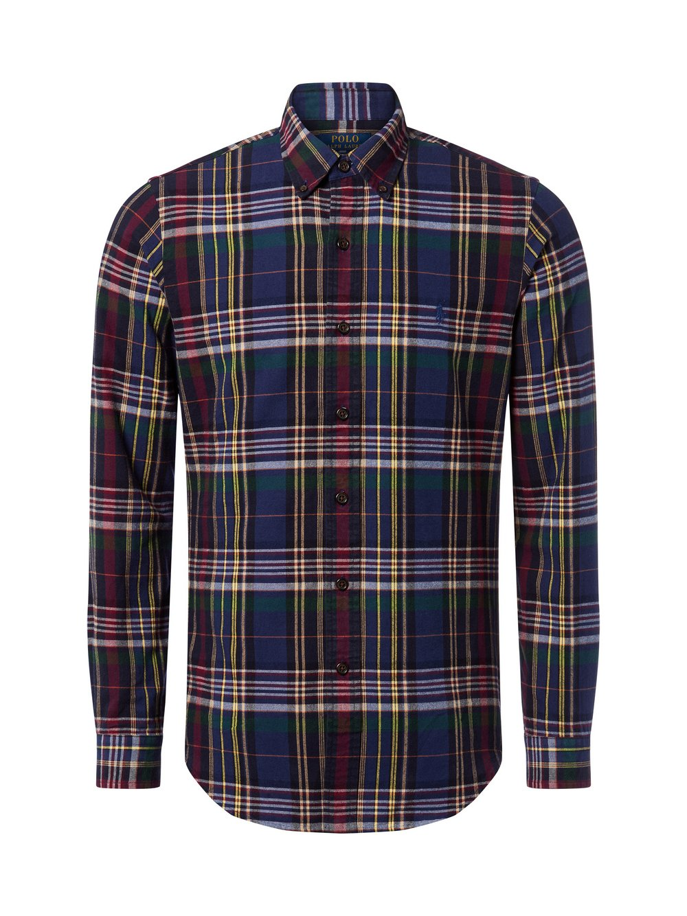 Polo Ralph Lauren Męska koszula casual Mężczyźni Regular Fit Bawełna niebieski|wielokolorowy, S