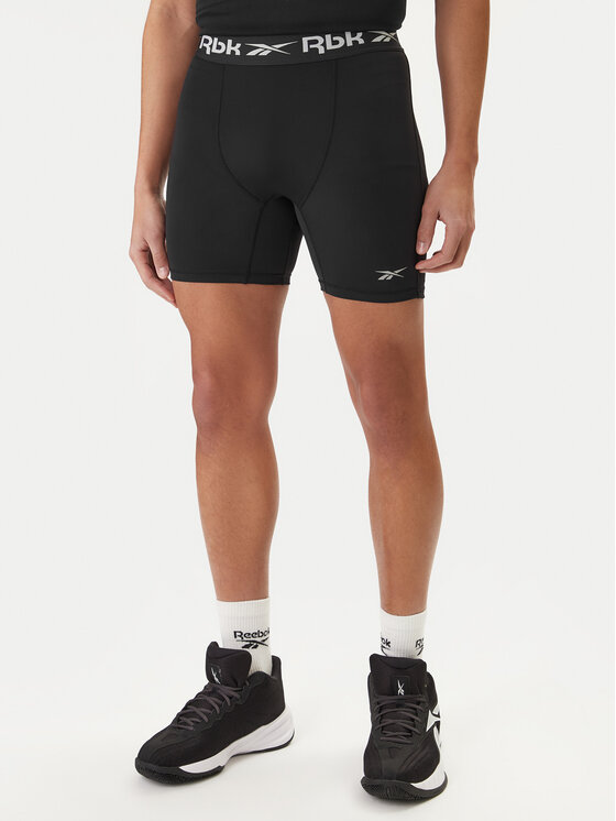 Reebok Szorty sportowe RK25600CCM Czarny Slim Fit miniaturka