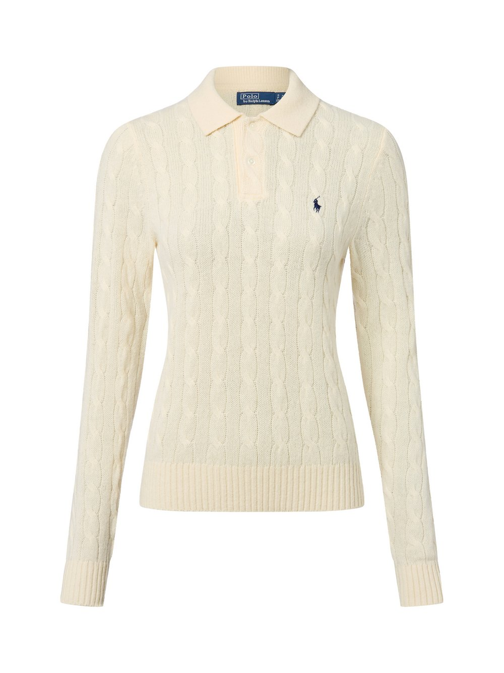 Polo Ralph Lauren Damski sweter z dzianiny z zawartością kaszmiru Kobiety Wełna biały, S