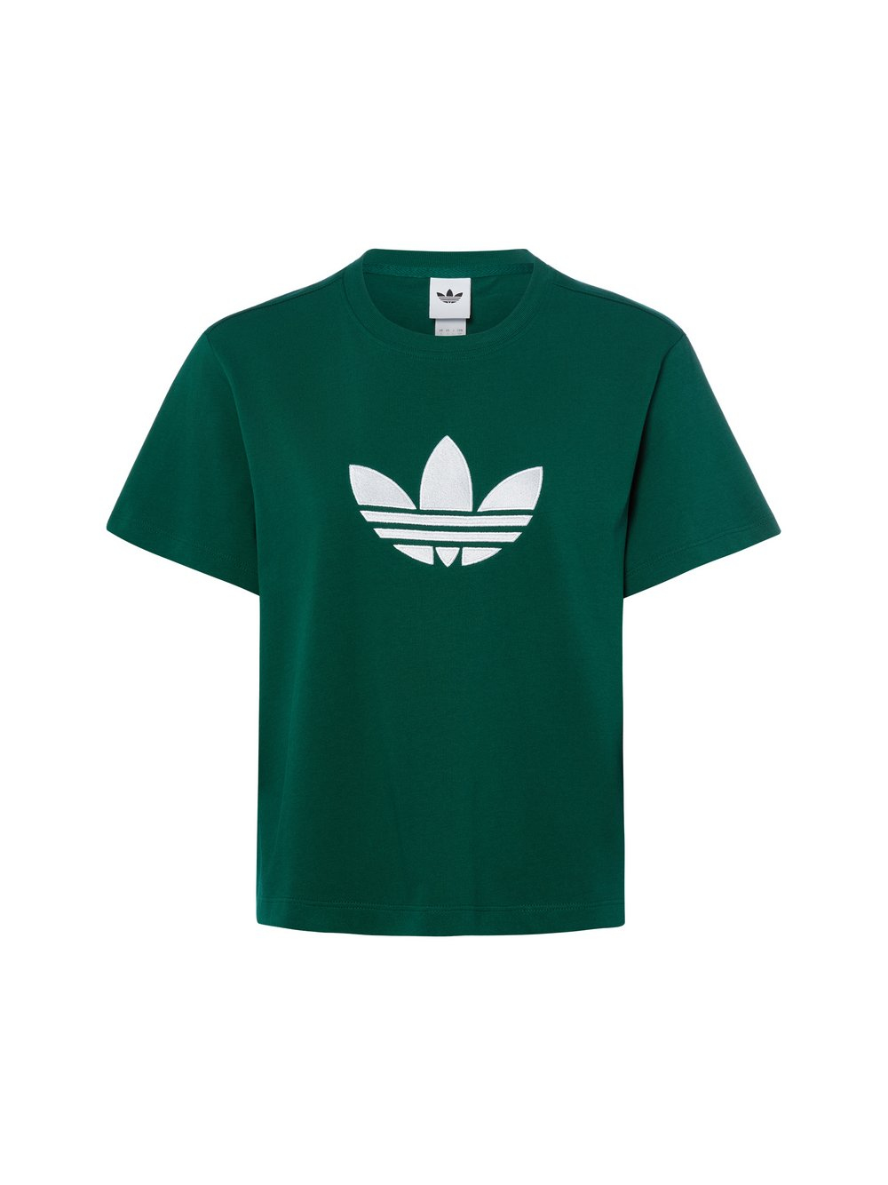adidas Originals Koszulka damska - Trefoil Boxy Kobiety Bawełna zielony, M