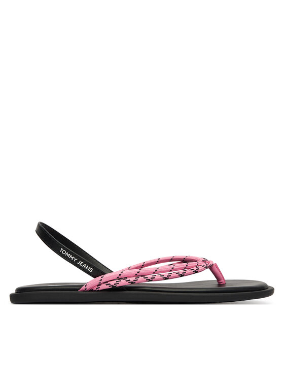 Tommy Jeans Sandały Tjw Casual Rope Sandal EN0EN02951 Różowy