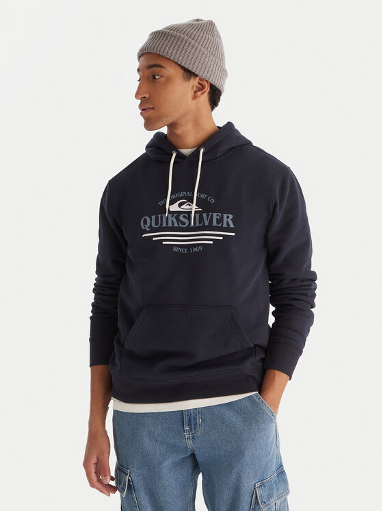 Quiksilver Bluza Screen Fleece Classic EQYFT05137 Granatowy Regular Fit