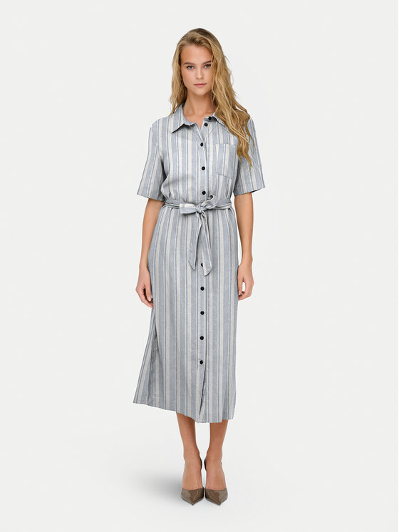 ONLY Sukienka koszulowa Caro 15338884 Niebieski Regular Fit