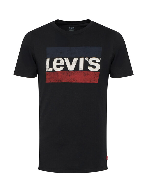 Levi's® T-Shirt Sportswear Graphic Tee 39636-0050 Czarny Regular Fit