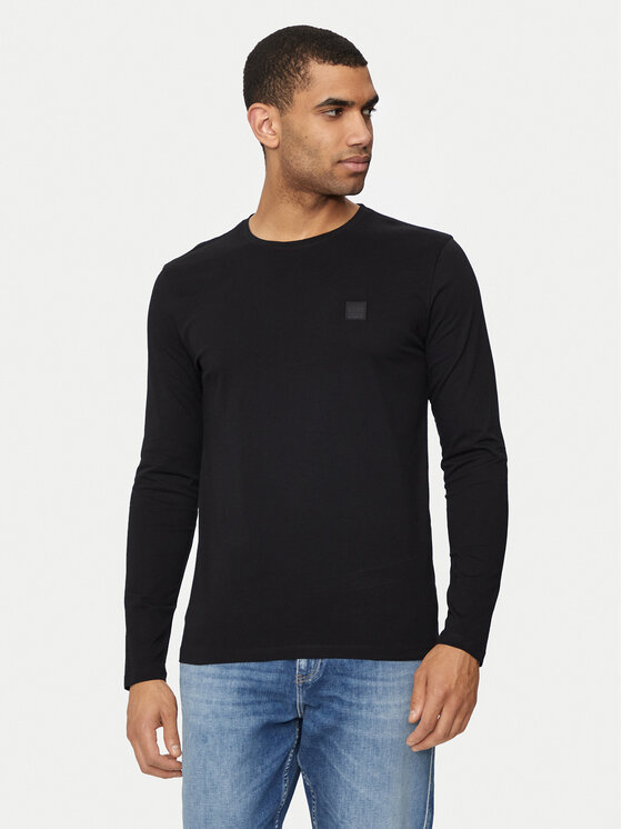Boss Longsleeve Tacls 50512111 Czarny Regular Fit