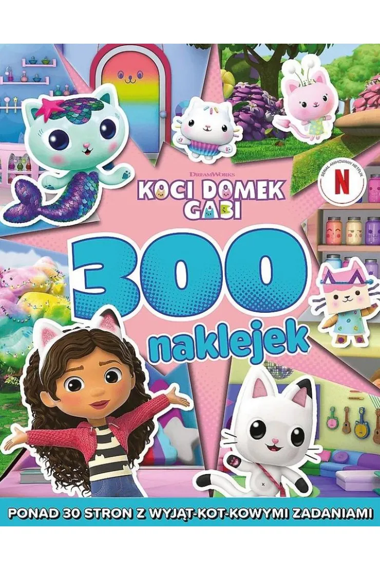 300 naklejek. Koci Domek Gabi