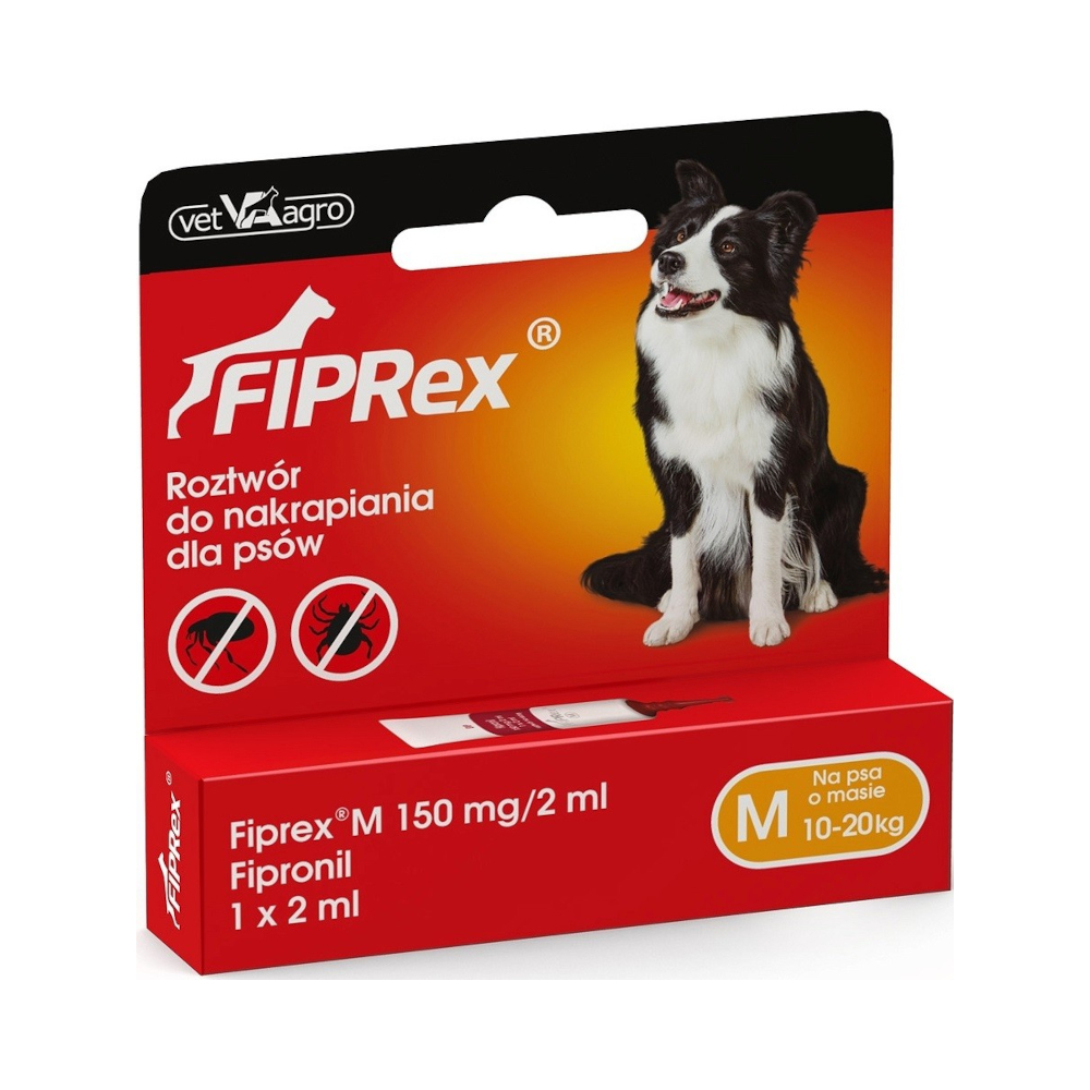 Fiprex Spot-on solution dla psów - M: 10-20 kg (1 pipeta x 2 ml) miniaturka