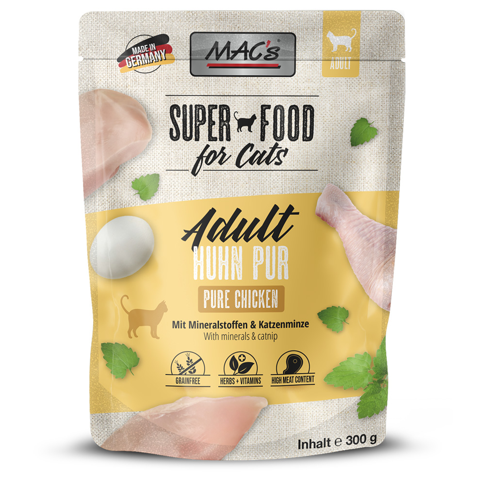 Pakiet mieszany MAC´s Cat w saszetkach, 24 x 300 g - Kurczak