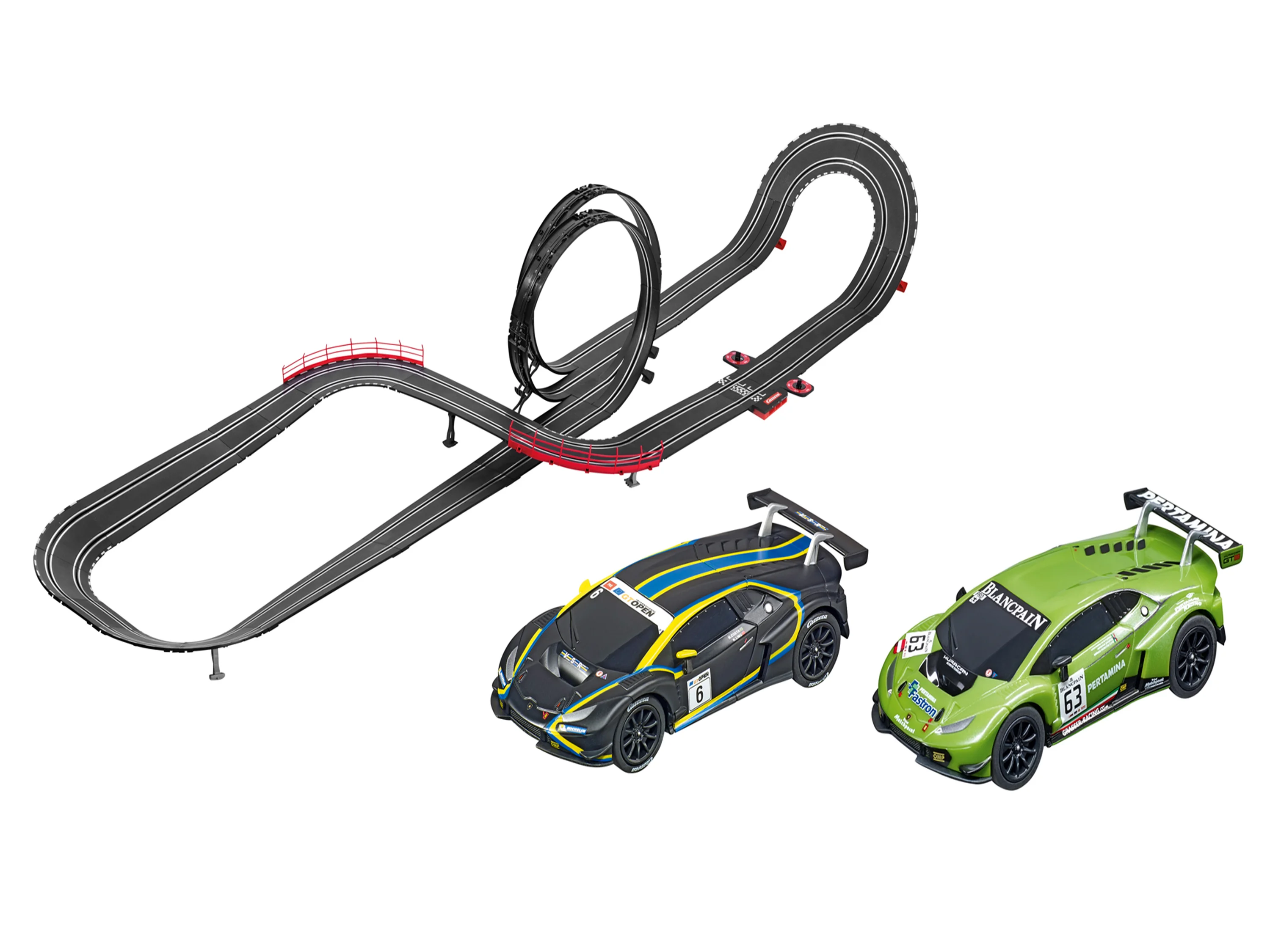 Carrera GO!!! Tor wyścigowy z autami 1:43 (Tor wyścigowy samochodów - GT Racing)