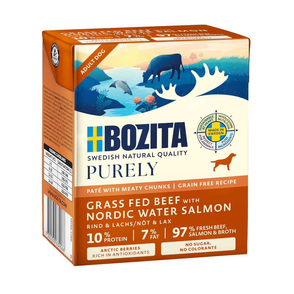 Korzystny pakiet Bozita Purely Paté 12 x 370 g - Łosoś