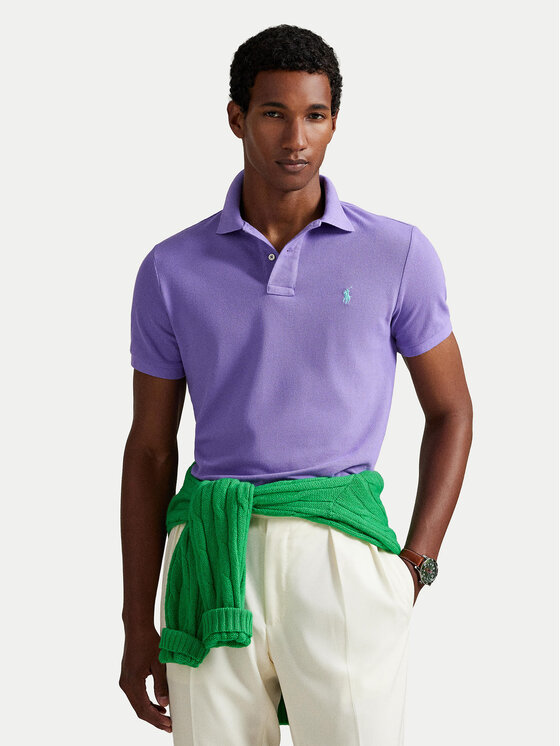 Polo Ralph Lauren Polo 710782592028 Fioletowy Regular Fit
