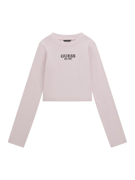 Guess Bluzka J4YI49 KBZP4 Różowy Regular Fit