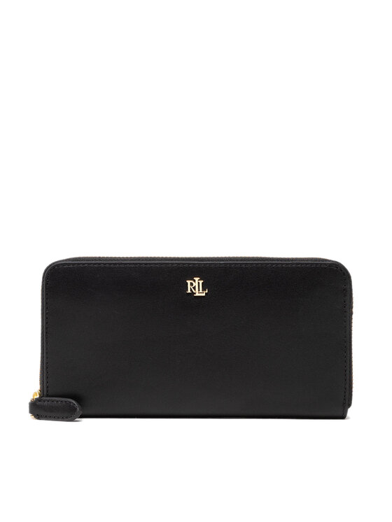 LAUREN RALPH LAUREN Portfel Zip Cont Wlt 432876730003 Czarny