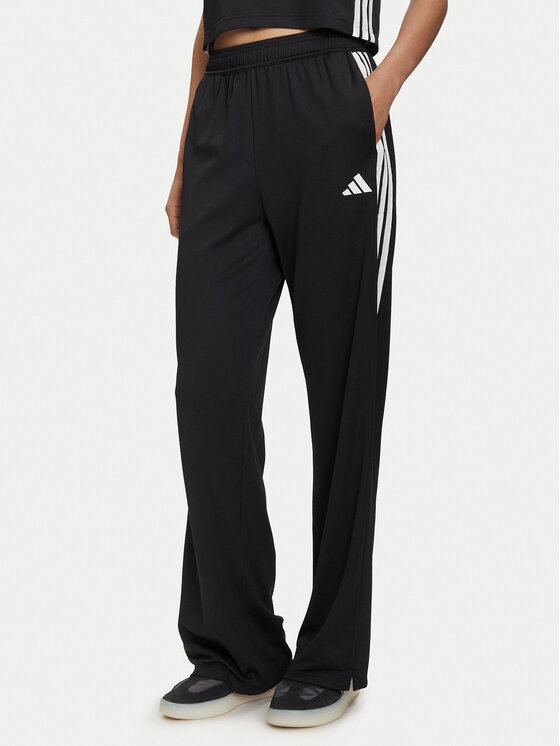 adidas Spodnie dresowe Tiro Cut 3-Stripes Mesh JG4103 Czarny Loose Fit