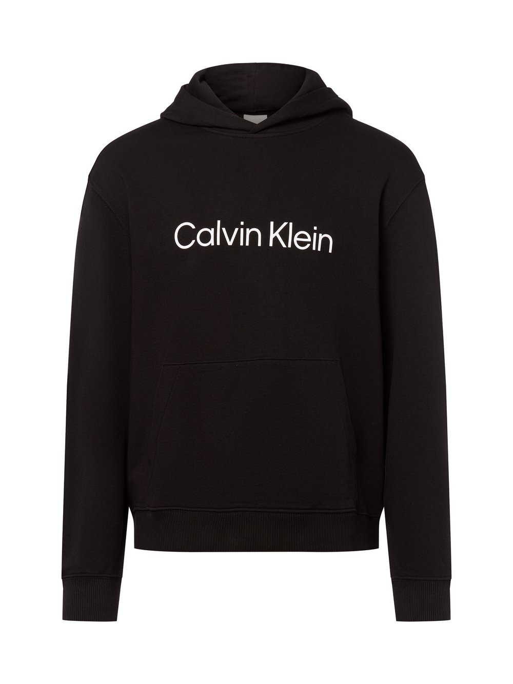 Calvin Klein Męska bluza z kapturem Mężczyźni Bawełna czarny, L
