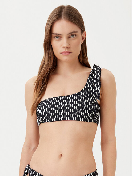 KARL LAGERFELD Góra od bikini A1W46041 Czarny