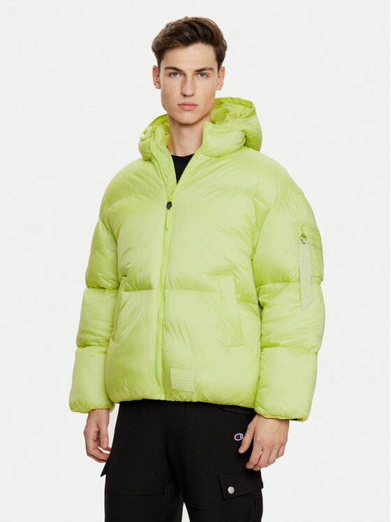 Alpha Industries Kurtka zimowa 148130 Zielony Regular Fit