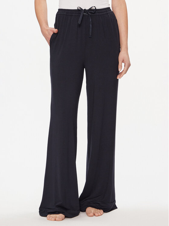 Tommy Hilfiger Spodnie dresowe UW0UW05195 Granatowy Relaxed Fit