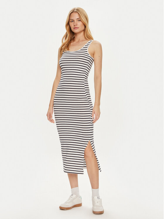 Vero Moda Sukienka letnia My Soft 10305782 Biały Tight Fit