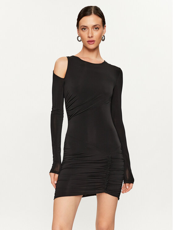Pinko Sukienka koktajlowa Bey Blate Abito 102489 A1BQ Czarny Slim Fit