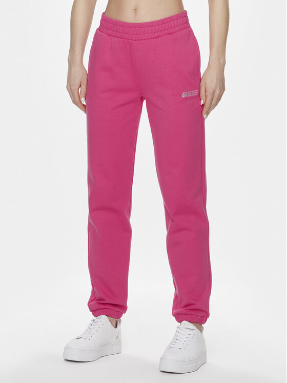 Guess Spodnie dresowe Eleanora V4RB10 KC5O0 Różowy Regular Fit