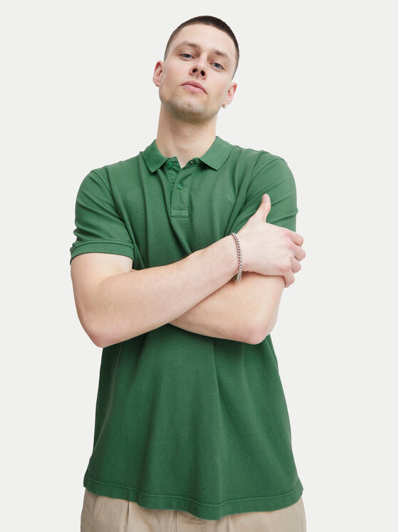 Blend Polo 20715297 Zielony Regular Fit
