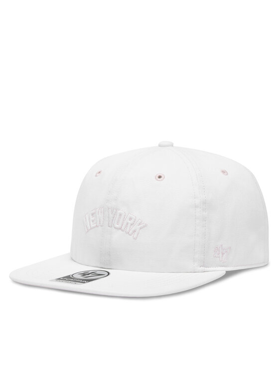 47 Brand Czapka z daszkiem ) MLB New York Yankees In The Clouds ’47 CAPTAIN RL B-ITCRL17GWP Biały