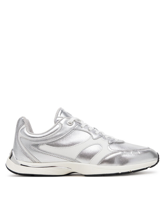 MICHAEL Michael Kors Sneakersy Riley 43S5RLFS1M Srebrny