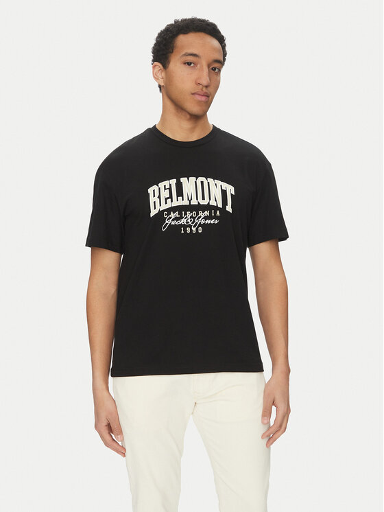 Jack & Jones T-Shirt Detroit 12268441 Czarny Relaxed Fit