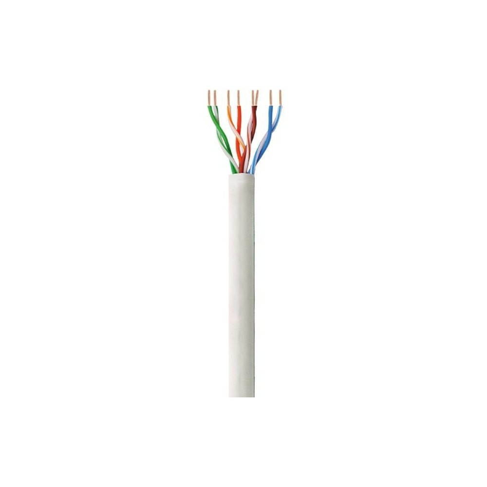 Kabel instalacyjny TechlyPro skrętka Cat6 UTP 4x2 linka CCA 305m, szary ITP9-FLU-0305 miniaturka